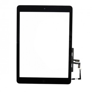 iPad Air Touchscreen vetro digitalizzatore nero preassemblato (A1474, A1475, A1476)