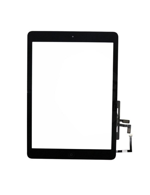 digitateur en verre de l'écran tactile de l'iPad Air noir pré-assemblé (A1474, A1475, A1476)