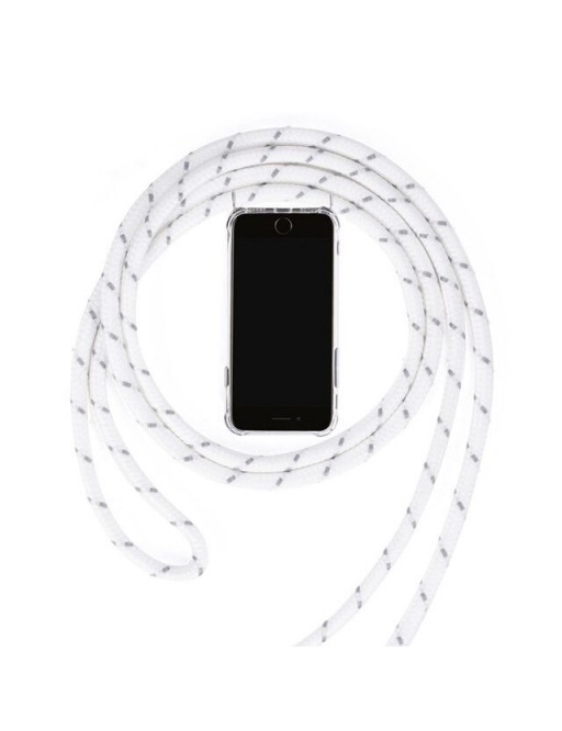Huawei P20 Lite Necklace Rubber Mobile Phone Case with Cord White