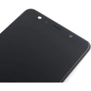 Ecran de remplacement Samsung Galaxy A7 (2018) LCD Digitizer Noir avec cadre préassemblé