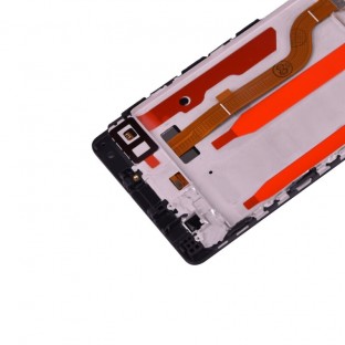 Huawei P9 LCD Ersatzdisplay Schwarz mit Rahmen vormontiert Komplettdisplay