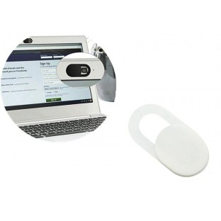Jeu de 3 housses de webcam blanches pour ordinateur portable, tablette, smartphone et moniteur