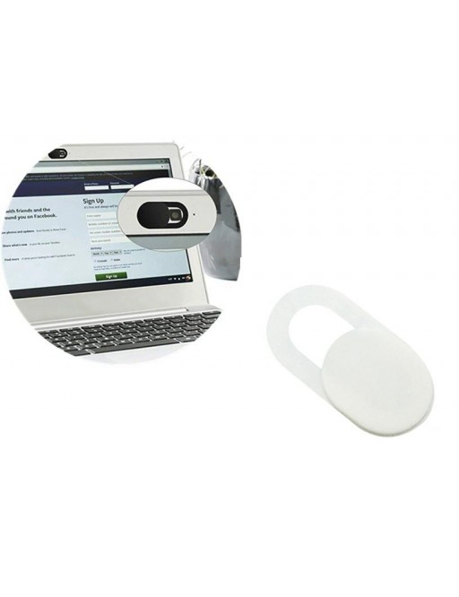 Set of 3 Webcam Cover white for Laptop, Tablet, Smartphone & Monitor