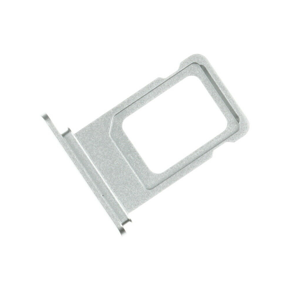 Dual Sim Tray Card Slider Adapter for iPhone Xr Silver (A1984, A2105, A2106, A2107)