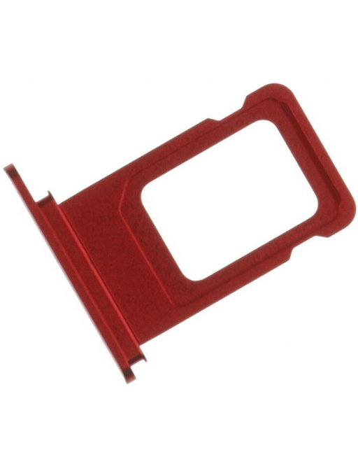 Dual Sim Tray Card Sled Adapter for iPhone Xr Red (A1984, A2105, A2106, A2107)