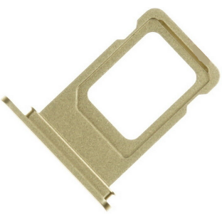 Dual Sim Tray Card Slider Adapter for iPhone Xr Gold (A1984, A2105, A2106, A2107)