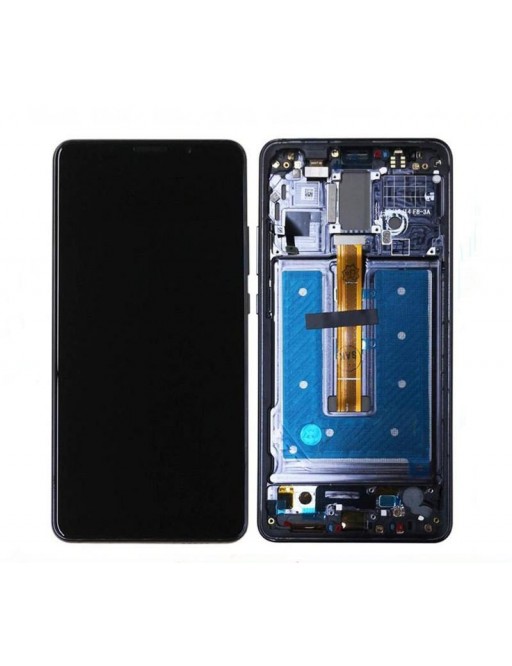 Ersatzdisplay Huawei Mate 10 Pro LCD Digitizer Schwarz mit Rahmen vormontiert