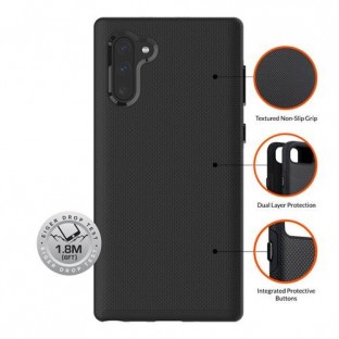 Eiger Galaxy Note 10 North Case Premium Hybrid Protective Cover Noir (EGCA00149)
