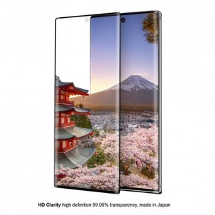 Eiger Samsung Galaxy Note 10 3D Glass verre de protection d'écran à utiliser avec la couverture (EGSP00534)