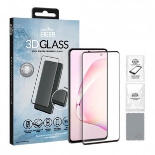 Eiger Samsung Galaxy Note 10 Lite 3D Glass Display Protection Glass Suitable for Use with Sleeve (EGSP00576)