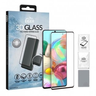 Eiger Samsung Galaxy A51 3D Glass Display Schutzglas für die Nutzung mit Hülle geeignet (EGSP00571)