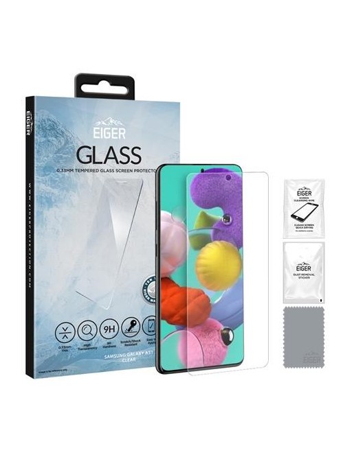 Eiger Samsung Galaxy A51 display protection glass "2.5D Glass clear" (EGSP00573)