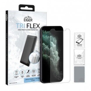 Eiger Apple iPhone 11 Pro Max, XS Max Display Glass (Pack of 1) Tri Flex High-Impact clear (EGSP00530)