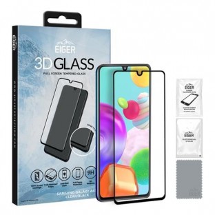 Eiger Samsung Galaxy A41 3D Glass Display Schutzglas für die Nutzung mit Hülle geeignet (EGSP00591)
