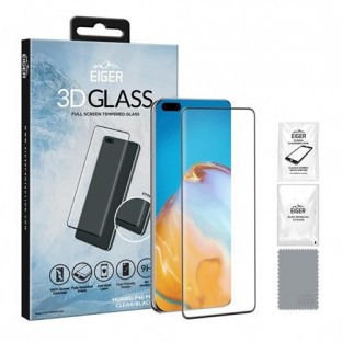 Eiger Huawei P40 Pro 3D Glass Display Schutzglas für die Nutzung mit Hülle geeignet (EGSP00601)