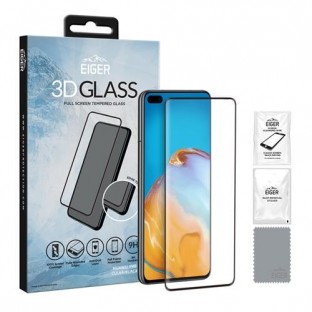 Eiger Huawei P40 3D Glass vetro di protezione del display adatto all'uso con cover (EGSP00599)