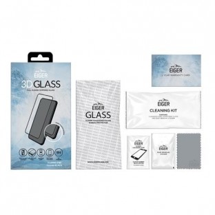 Eiger Huawei P40 3D Glass Display Schutzglas für die Nutzung mit Hülle geeignet (EGSP00599)