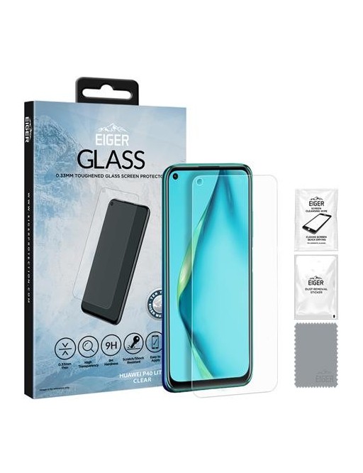 Eiger Huawei P40 Lite vetro di protezione del display "2.5D Glass clear" (EGSP00598)