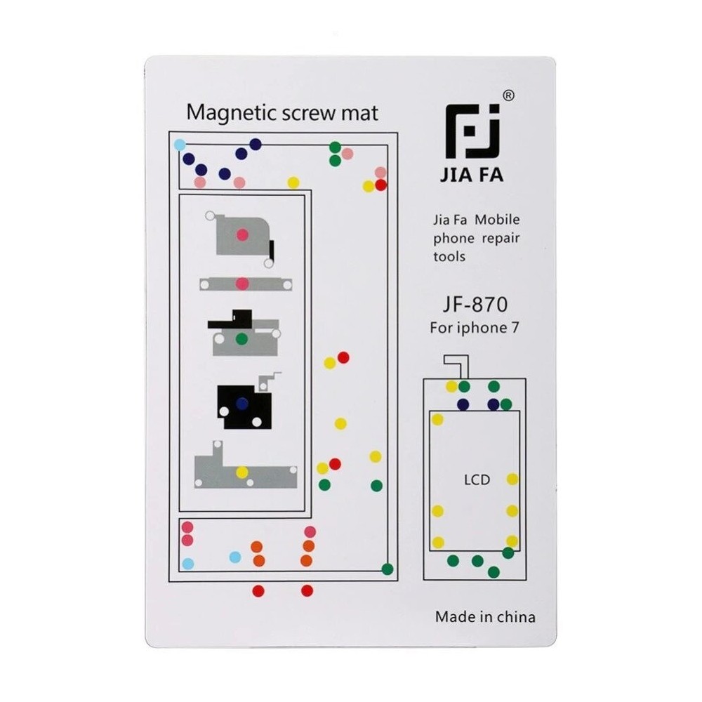 Magnetische Schraubenhalter-Matte für iPhone 7