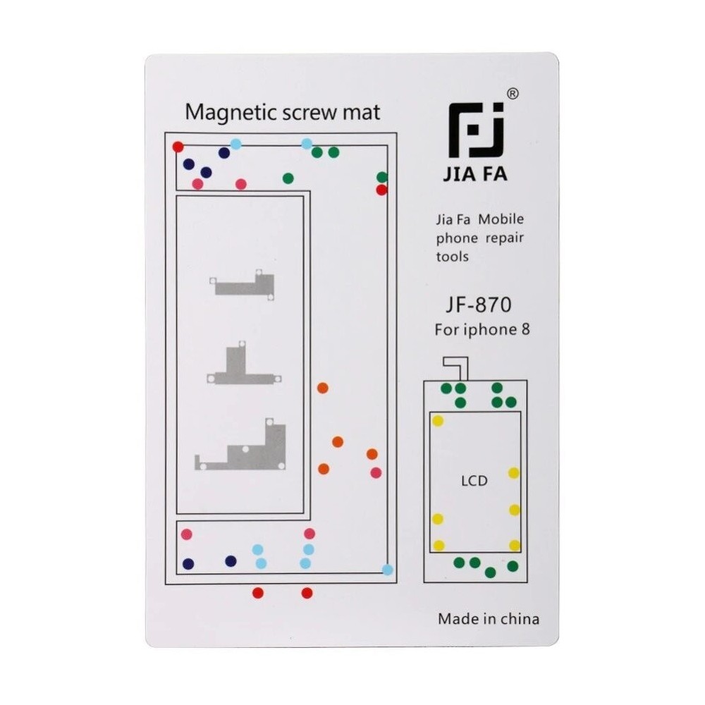 Tappetino magnetico a vite per iPhone 8