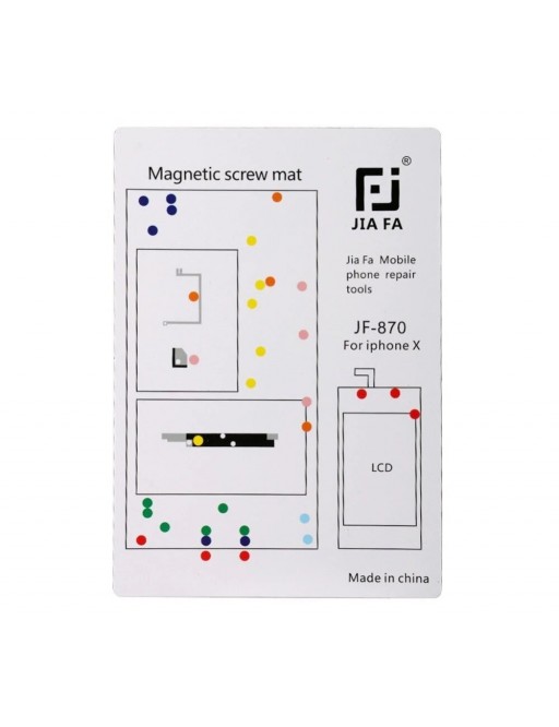 Tapis de support de vis magnétique pour iPhone X
