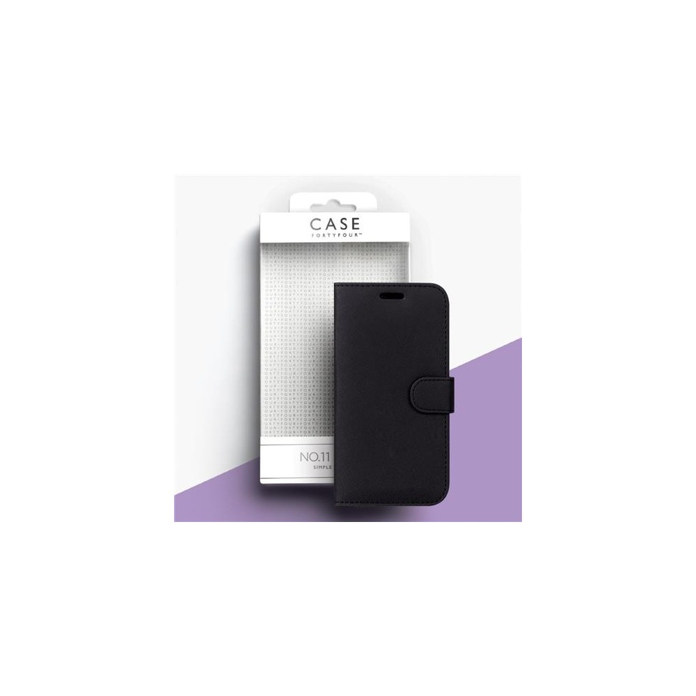 Case 44 custodia pieghevole con porta carte di credito per iPhone SE (2020) / 8 / 7 Nero (CFFCA0166)