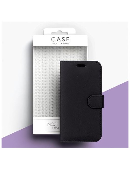 Case 44 Étui pliable avec porte-cartes de crédit pour iPhone SE (2020) / 8 / 7 Noir (CFFCA0166)