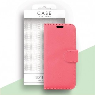 Case 44 Étui pliable avec porte-cartes de crédit pour iPhone SE (2020) / 8 / 7 Rose (CFFCA0420)