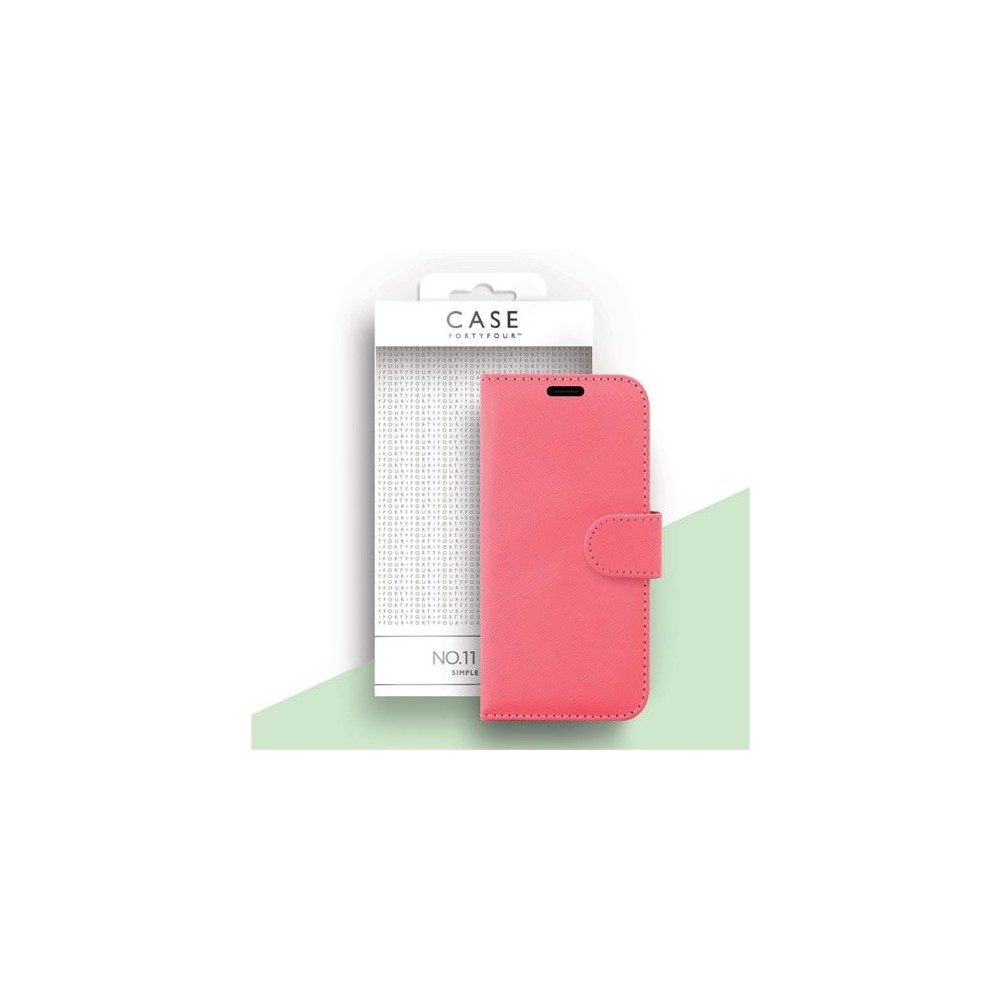 Case 44 custodia pieghevole con porta carte di credito per iPhone SE (2020) / 8 / 7 Rosa (CFFCA0420)