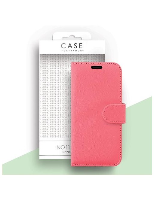 Case 44 Étui pliable avec porte-cartes de crédit pour iPhone SE (2020) / 8 / 7 Rose (CFFCA0420)