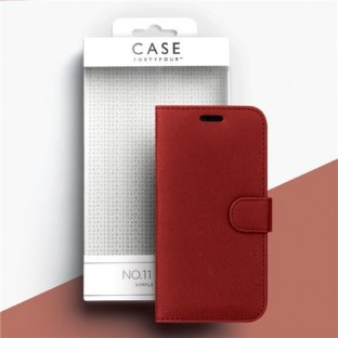 Case 44 custodia pieghevole con porta carte di credito per iPhone SE (2020) / 8 / 7 Red (CFFCA0136)