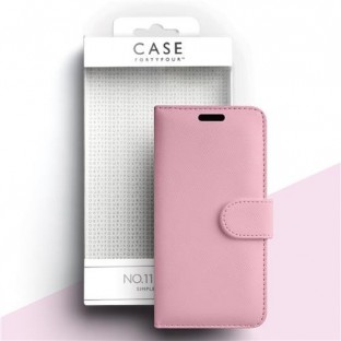 Case 44 Étui pliable avec porte-cartes de crédit pour iPhone 11 Rose (CFFCA0248)