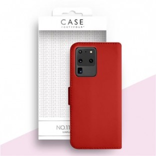 Case 44 Étui pliable avec porte-cartes de crédit pour le Samsung Galaxy S20 Ultra Red (CFFCA0375)