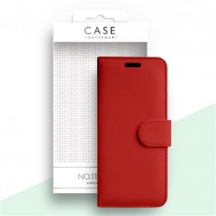 Case 44 foldable case with credit card holder for the Samsung Galaxy S20 Plus Red (CFFCA0365)