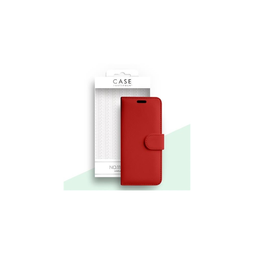 Case 44 foldable case with credit card holder for the Samsung Galaxy S20 Plus Red (CFFCA0365)