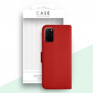 Case 44 Étui pliable avec porte-cartes de crédit pour le Samsung Galaxy S20 Plus Rouge (CFFCA0365)