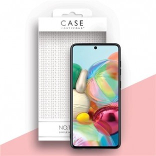 Case 44 Silikon Backcover für Samsung Galaxy A71 Schwarz (CFFCA0415)