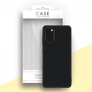 Case 44 Cover posteriore in silicone per Samsung Galaxy A41 Nero (CFFCA0439)