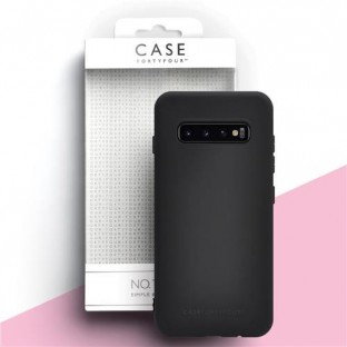 Case 44 Silikon Backcover für Samsung Galaxy S10 Plus Schwarz (CFFCA0321)