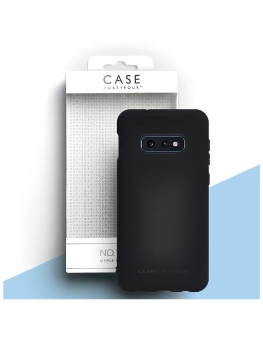 Case 44 Cover posteriore in silicone per Samsung Galaxy S10e Nero (CFFCA0322)
