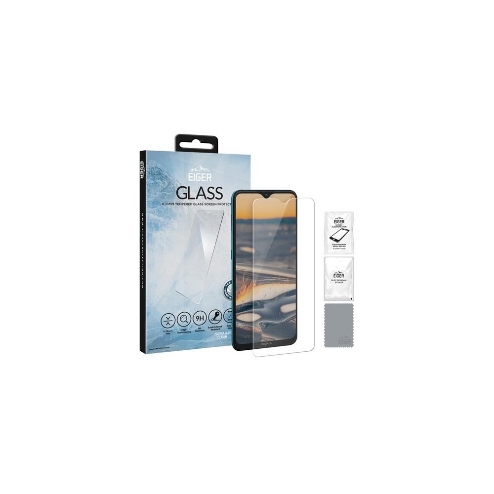Eiger Nokia 5.3 Verre de protection de l'écran "2.5D Glass clear" (EGSP00636)