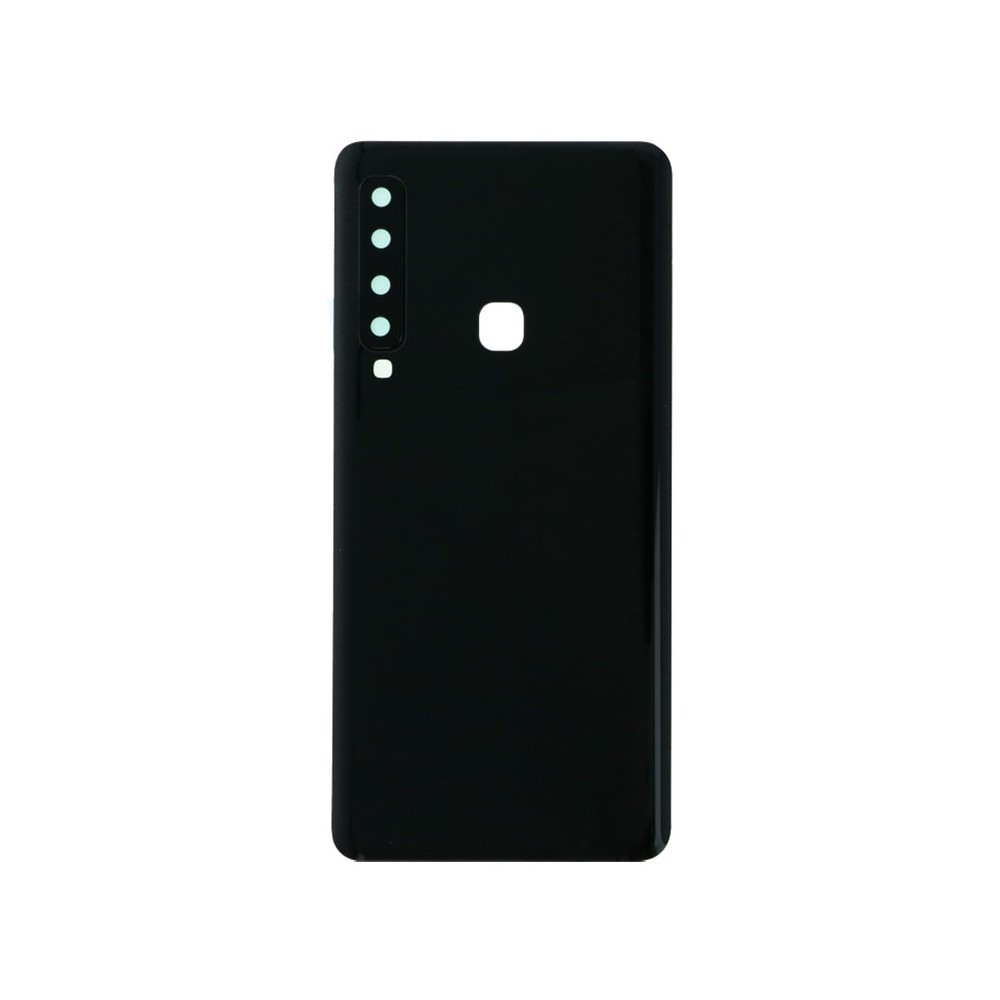 Samsung Galaxy A9 (2018) Coque arrière de protection de la batterie noir avec objectif de la caméra et adhésif