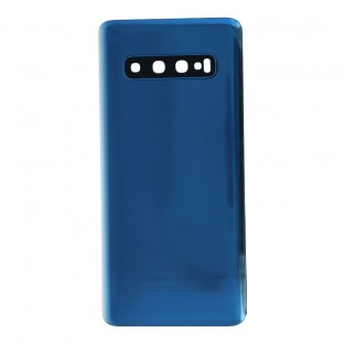 Samsung Galaxy S10 back cover battery cover back shell blue with camera lens and adhesive