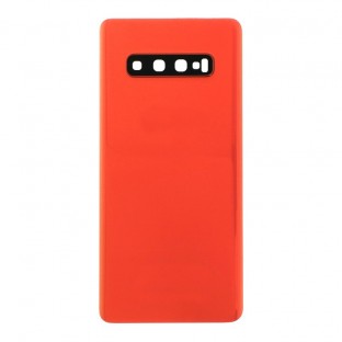 Samsung Galaxy S10 Plus back cover battery cover back shell pink with camera lens and adhesive