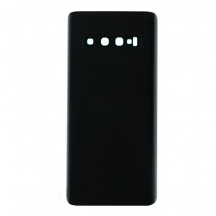 Samsung Galaxy S10 couvercle arrière de batterie coque arrière noir avec objectif de caméra et adhésif