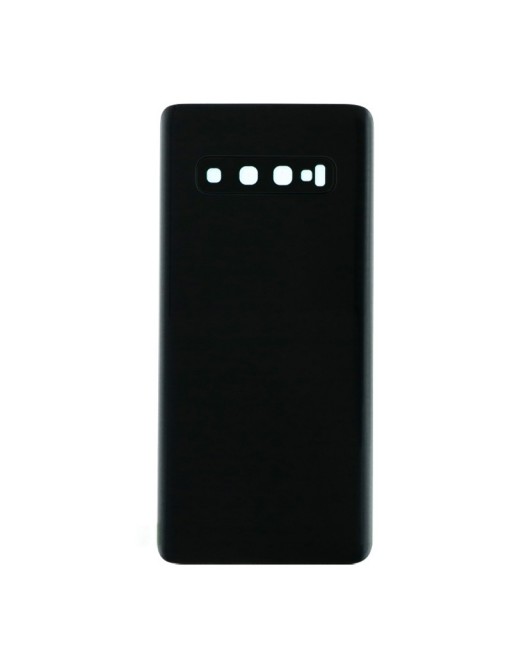 Samsung Galaxy S10 coperchio della batteria coperchio posteriore nero con lente della fotocamera e adesivo