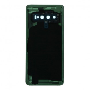 Samsung Galaxy S10 back cover battery cover back shell black with camera lens and adhesive