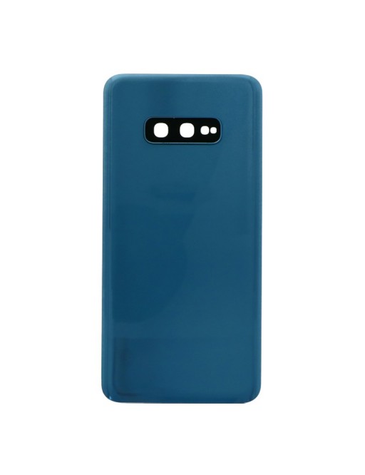 Samsung Galaxy S10e Coque arrière de protection de la batterie Coque arrière bleue avec objectif de caméra et adhésif