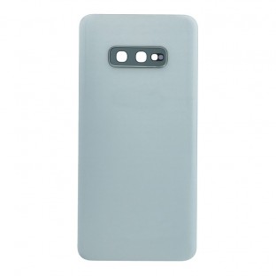 Samsung Galaxy S10e Backcover Akkudeckel Rückschale Weiss mit Kamera Linse und Kleber