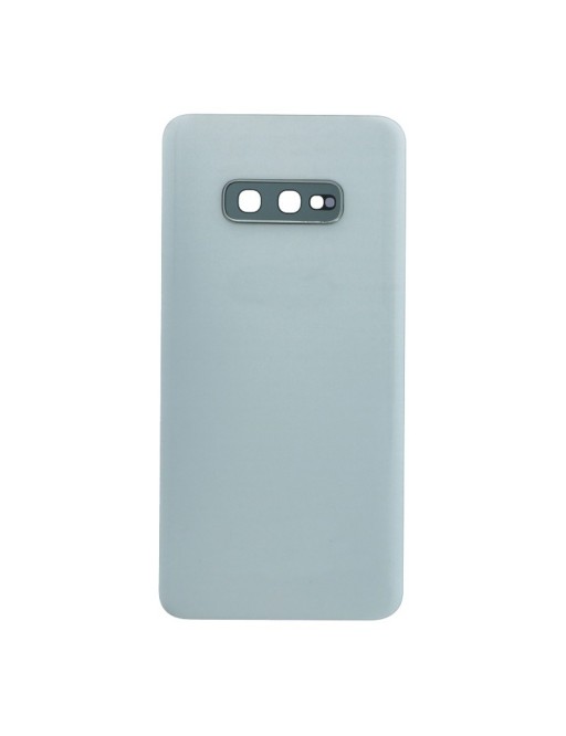 Samsung Galaxy S10e Coque arrière pour batterie Coque arrière blanche avec objectif de caméra et adhésif
